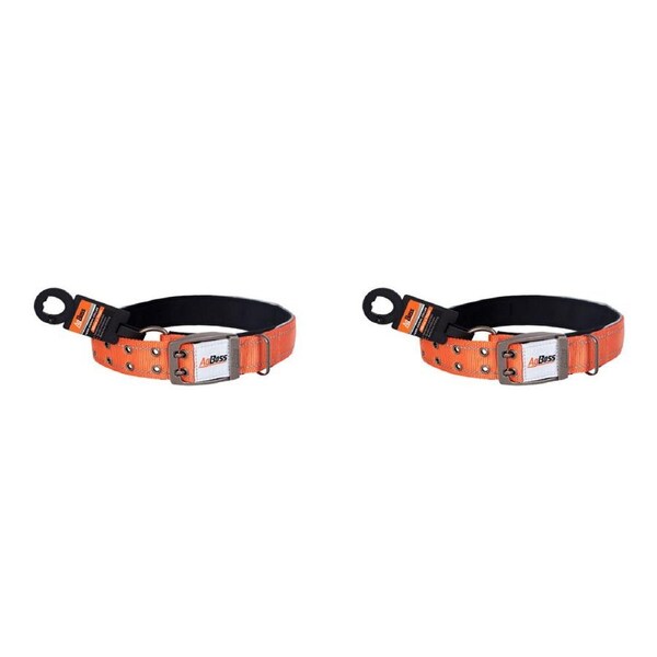 2PK AgBoss Working Farm Pet Dog Collar Reflective Orange 0.04x70cm 28 inch