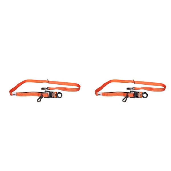 2PK AgBoss Working Farm Dog Lead Reflective Orange 0.025x120cm 48 inch