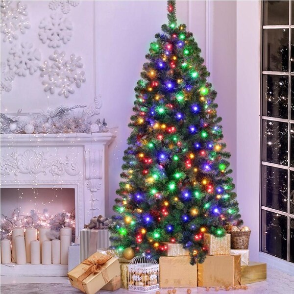180cm Pre-lit Christmas Tree Corner 8 Modes Jingle Jollys