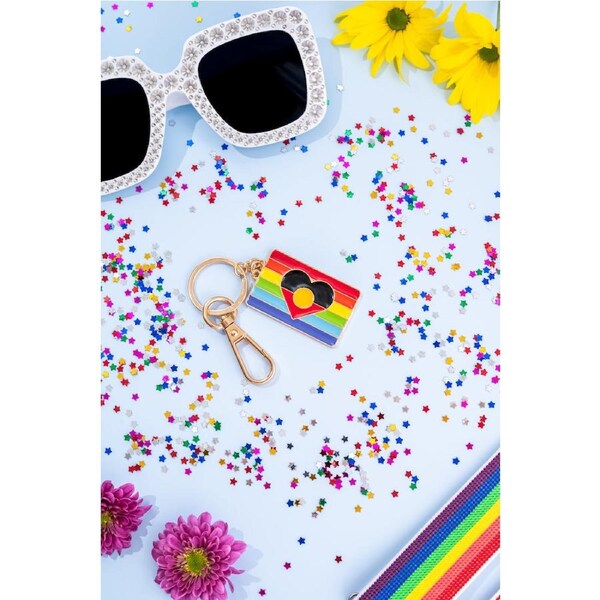 Pride Flag Keyring - Pride Worn Proudly