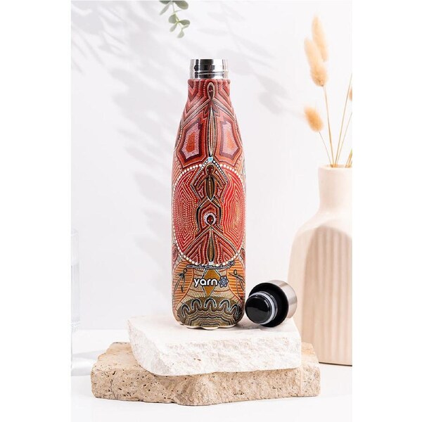 Leaving Footprints Vacuum Insulated Double Walled Stainless Steel Water Bottle