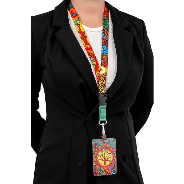 Wurung (Branches) Lanyard & Card Holder