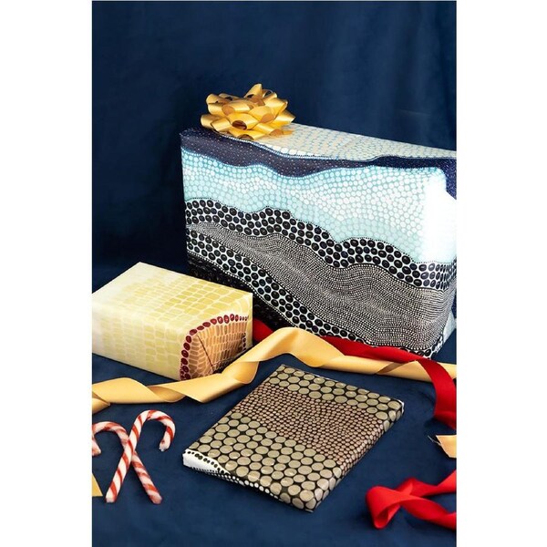 Kamilya Lowana White 'Artist Collection' Gift Wrapping Paper (3 Pack)