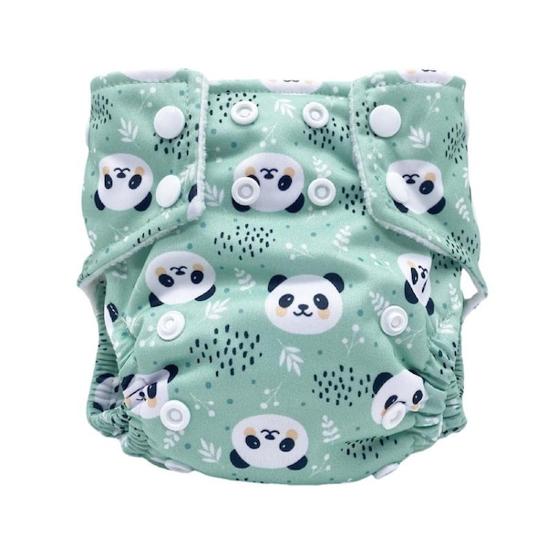 Big Softies Reusable Nappy with Absorber, Panda