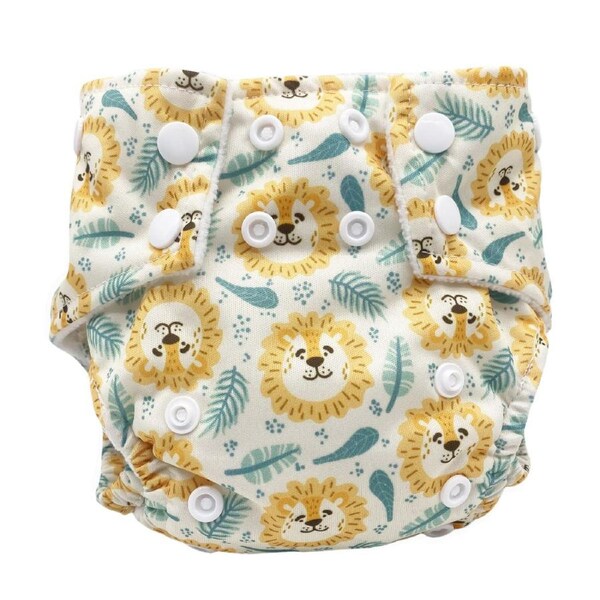 Big Softies Reusable Nappy with Absorber, Lion