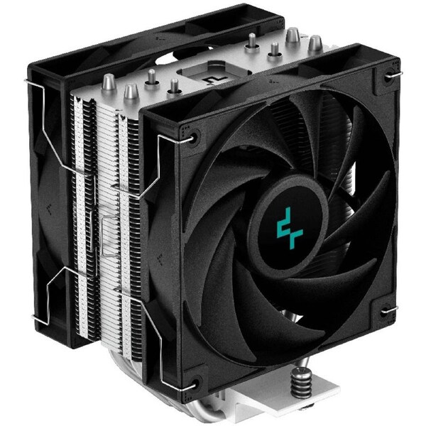 DeepCool AG400 PLUS Single Tower Dual Fans CPU Cooler [R-AG400-BKNNMD-G]