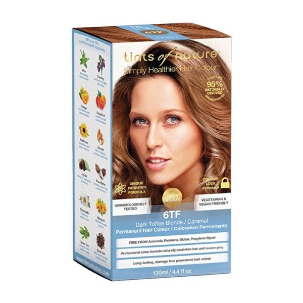 Tints of Nature Permanent Hair Colour 6TF (Dark Toffee Blonde)