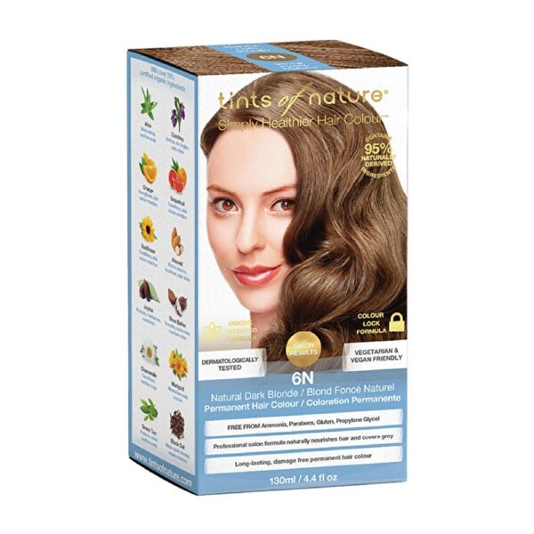 Tints of Nature Permanent Hair Colour 6N (Natural Dark Blonde)