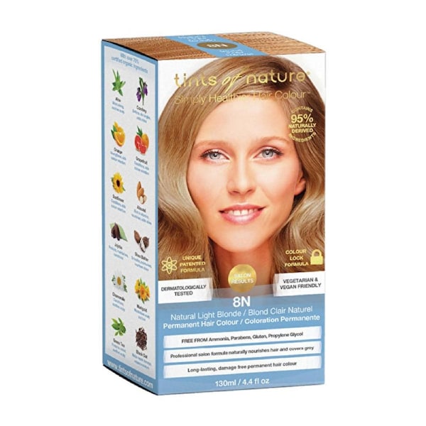 Tints of Nature Permanent Hair Colour 8N (Natural Light Blonde)