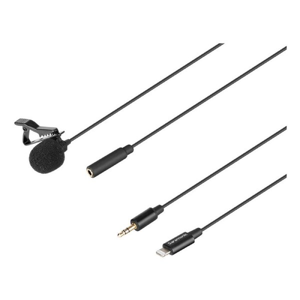 Saramonic LAVMICRO U1A Lapel Microphone (Lightning connector) Black