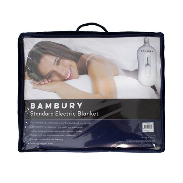 Bambury Electric Blanket Soft Touch Home Bedding King