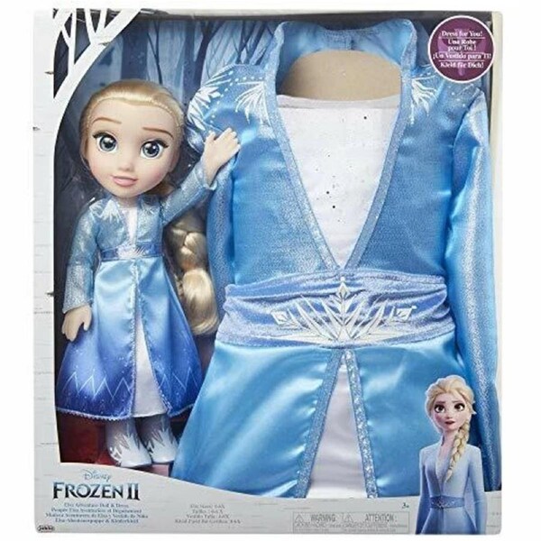 Disney Frozen Elsa Doll & Adventure Dress Playset
