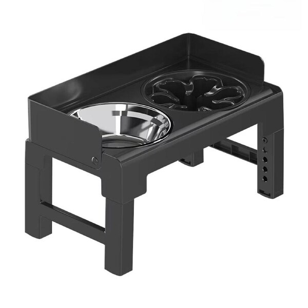 Height Adjustable Pet Feeding Bowl Dog Bowl Elevated Pet Dish Food Water Bowl