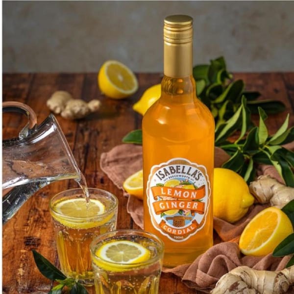 Isabella's Lemon Ginger Cordial 700ml