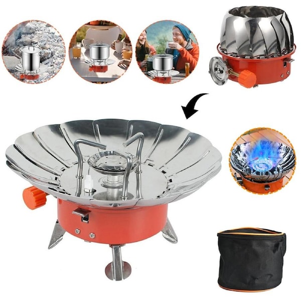 Mini Folding Camping Stove Portable Burner Butane Gas Cooker Outdoor