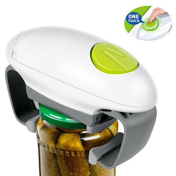 One Touch Automatic Electric Jar Lid Opener Electric Can Bottle Lid Opener