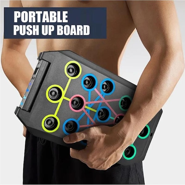 Portable Push Up Board Set Multifunctional Fitness Equipment Body Workout Kit