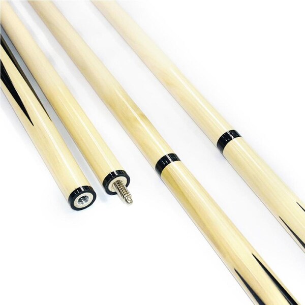 OZNALA Snooker Cues Sticks 57' Hardwood Pool Cue Two-Piece Billiard Cue Pool Table Sticks with Chalks and Bag