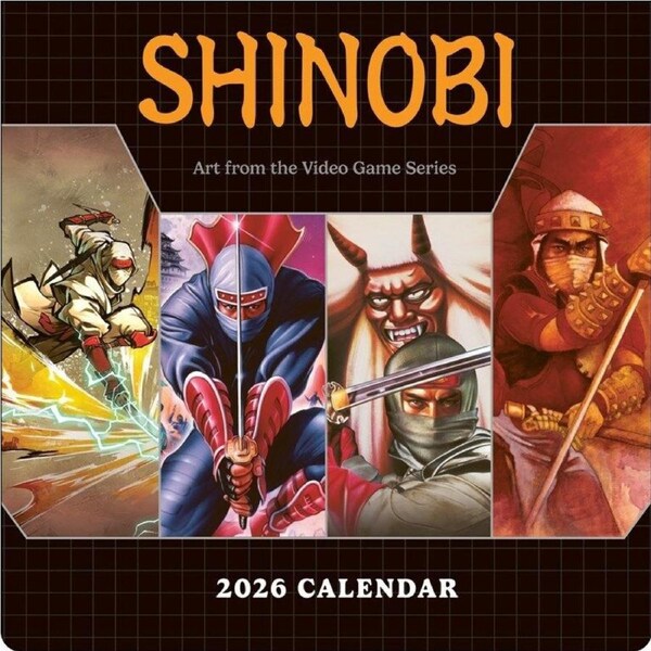 2026 Calendar Shinobi Square Wall, Abrams AM84385