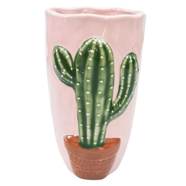 Curated visual reference: Picture Idea: Urban Ceramic Cactus Plant Home Decor Flower Vase 18X11Cm Pink