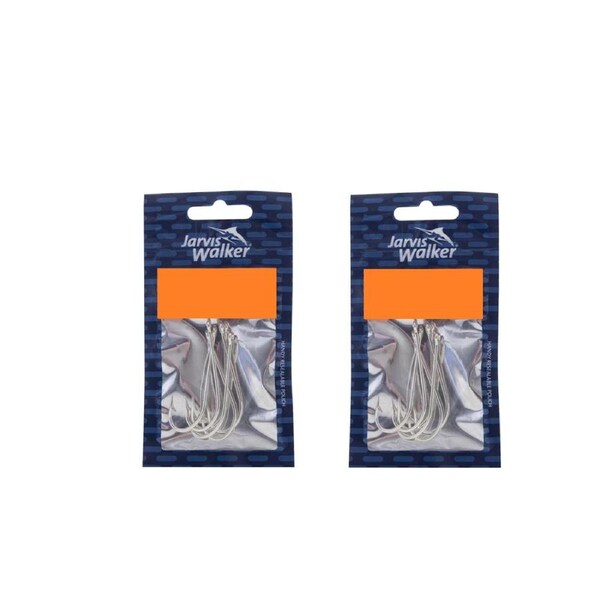 2x 4PK of Sz 6/0 Jarvis Walker Duratuff Kirby Fishing Hooks