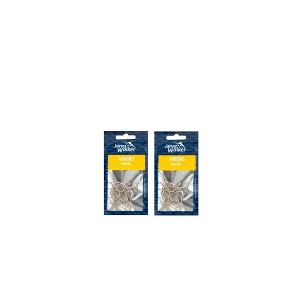 2x 20PK Sz 1 Jarvis Walker Nickle Octopus/Suicide Fishing Hooks
