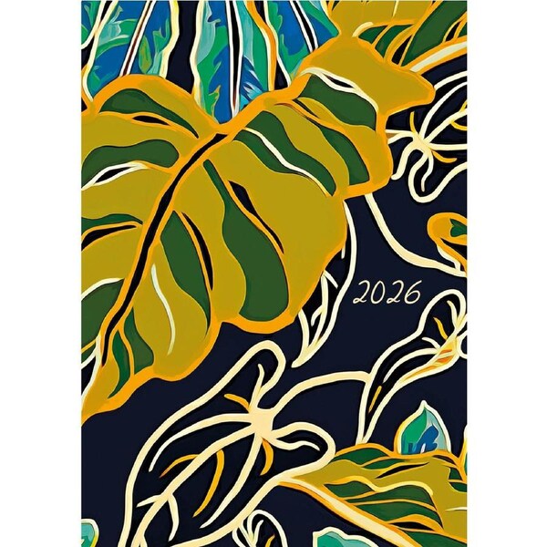 2026 Planner Lush A6 Week to View Flexi, The Gifted Stationery GSC26530