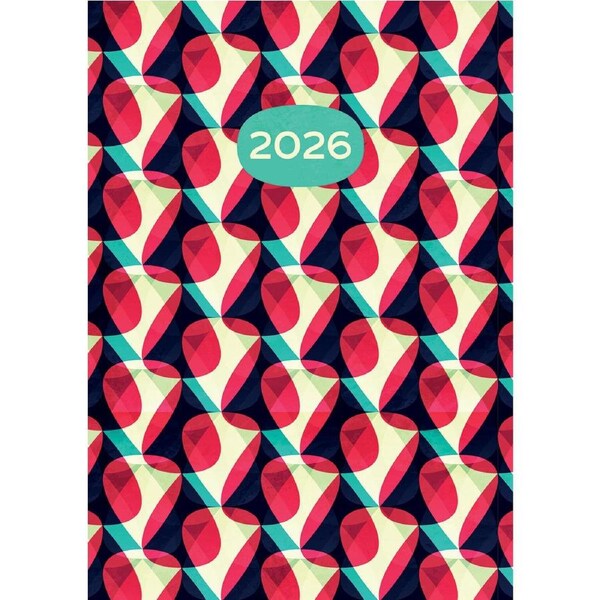 2026 Planner In the Groove A5 Week to View Padded, The Gifted Stationery GSC26466