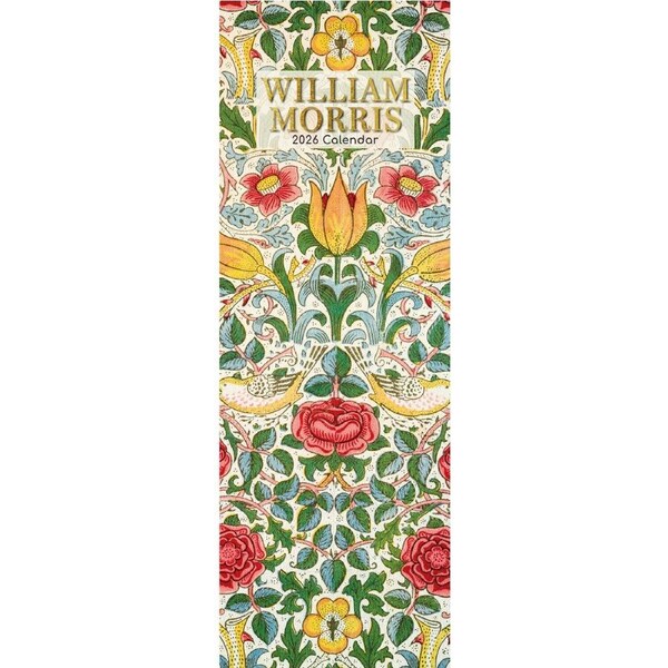 2026 Calendar William Morris Slim Wall, The Gifted Stationery GSC26438