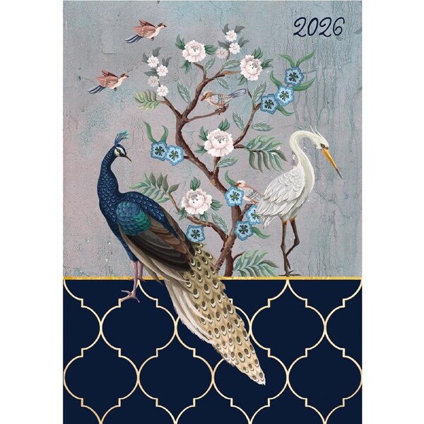 2026 Planner Opulence A6 Week to View Flexi, The Gifted Stationery GSC26530