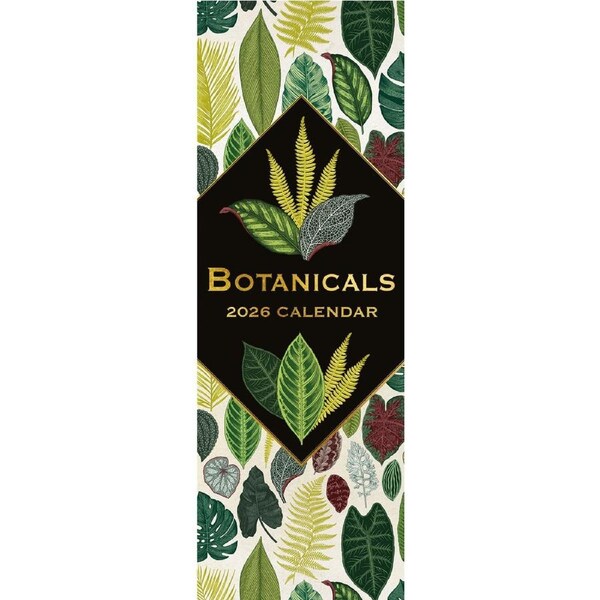 2026 Calendar Botanicals Slim Wall, The Gifted Stationery GSC26425