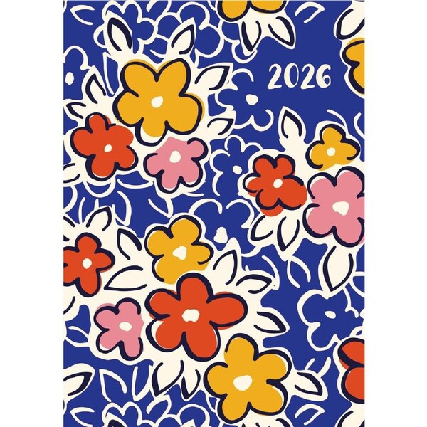2026 Planner Happy Days A6 Week to View Flexi, The Gifted Stationery GSC26530