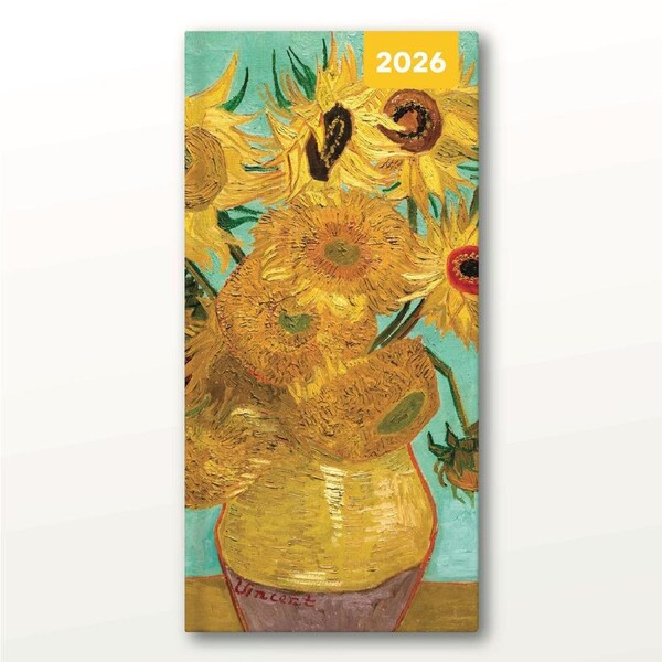 2026 Planner Van Gogh Pocket Week to View, Red Robin RR266041