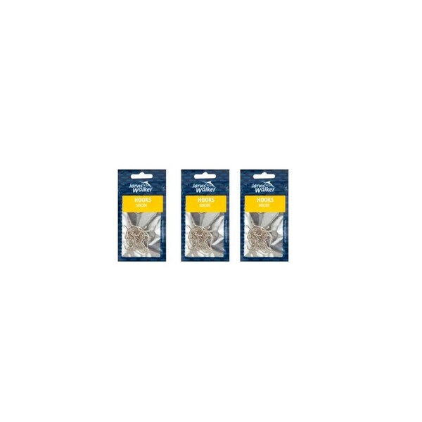 3x 20PK Sz 2 Jarvis Walker Nickle Octopus/Suicide Fishing Hooks