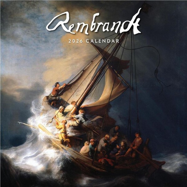 2026 Calendar Rembrandt 16-Month Square Wall, Red Robin RR261218