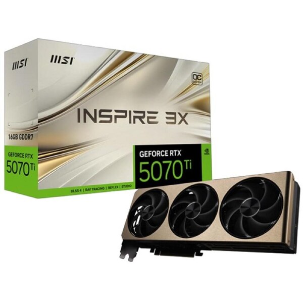 MSI nVidia GeForce RTX 5070 Ti 16G INSPIRE 3X OC