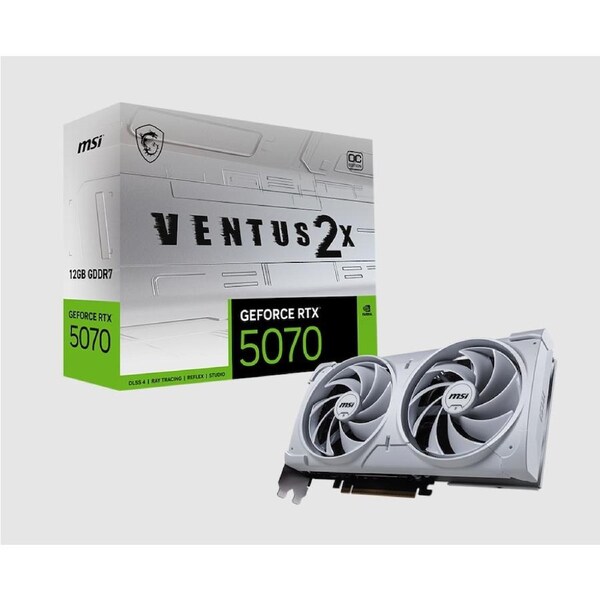 MSI nVidia GeForce RTX 5070 12G VENTUS 2X OC WHITE