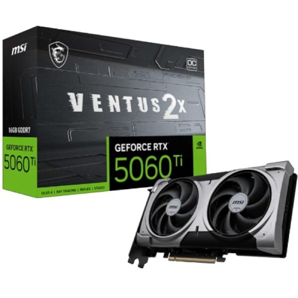 MSI nVidia GeForce RTX 5060 Ti 16G VENTUS 2X OC PLUS