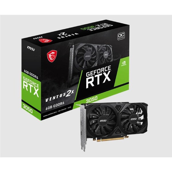 MSI nVidia Geforce RTX 3050 VENTUS 2X 6G OC Video Card