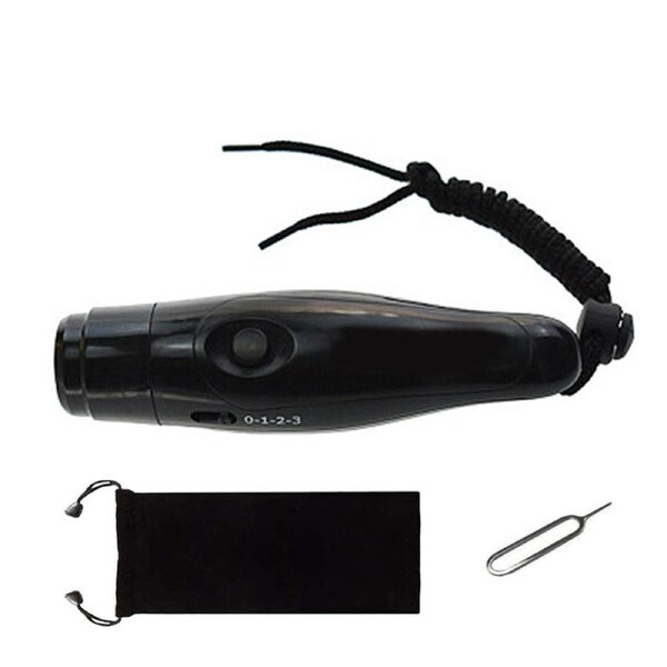 Nevenka Electronic Whistle Adjustable 3 Different Loud for Referees Coaches-Black