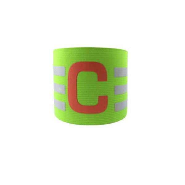 Nevenka Soccer Captains Elastic Armbands Adjustable Size for Adult Youth-Green