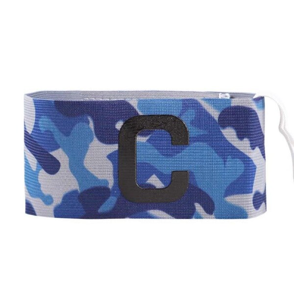 Nevenka Soccer Captains Elastic Armbands Adjustable Size for Adult Youth-Camo Blue