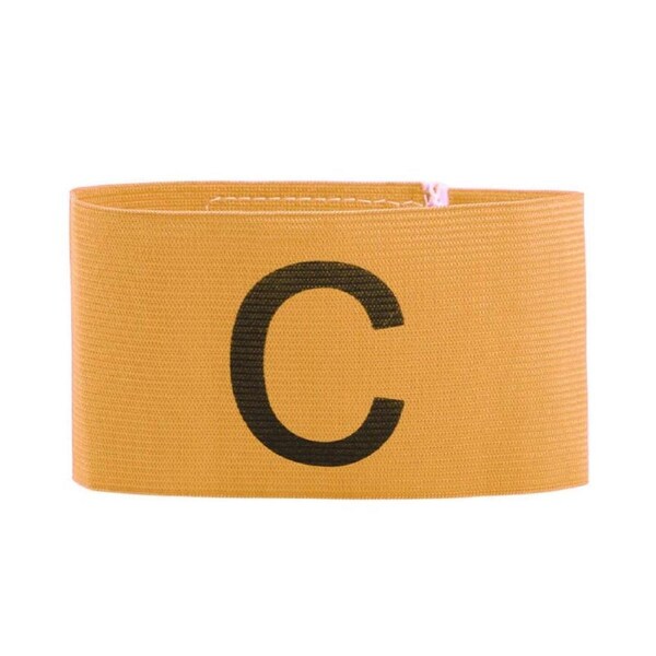 Nevenka Soccer Captains Elastic Armbands Adjustable Size for Adult Youth-Solid Yellow