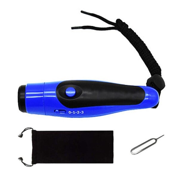 Nevenka Electronic Whistle Adjustable 3 Different Loud for Referees Coaches-Blue