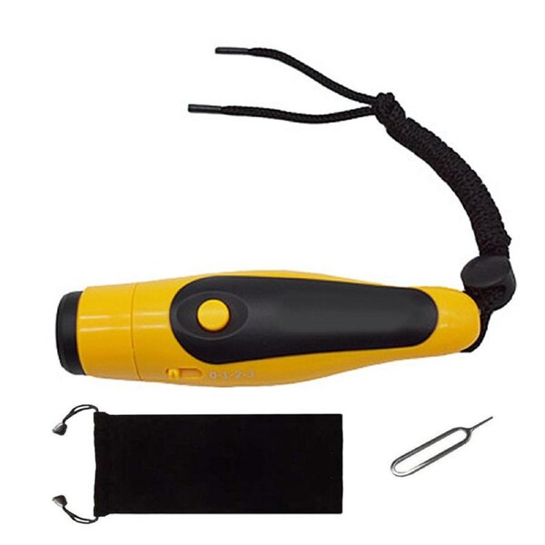Nevenka Electronic Whistle Adjustable 3 Different Loud for Referees Coaches-Yellow