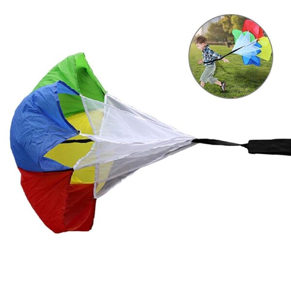 Nevenka Running Speed Training Single Umbrella Resistance Sprint Parachute-Color