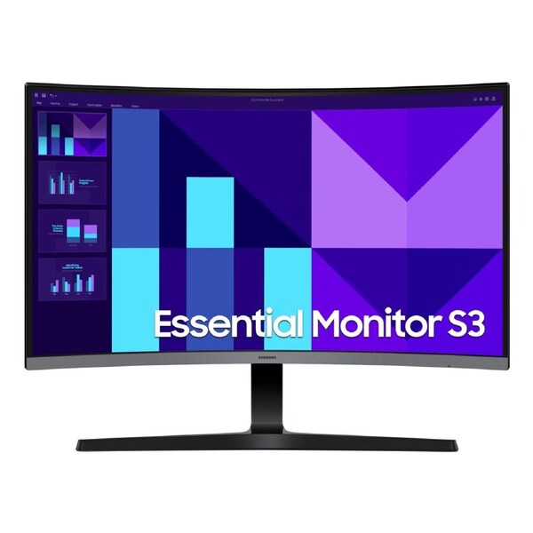 Samsung 27" CURVE (16:9) FHD VA MONITOR, D-SUB, HDMI, VESA, 3YR