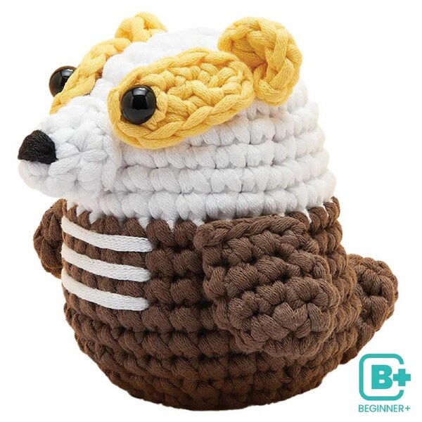 Harry Potter - The WOOBLES Hufflepuff Badger Crochet Kit