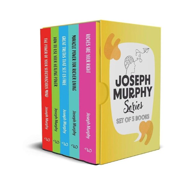 Dr Joseph Murphy Box Set 5 Paperback Book Collection 900 Pages