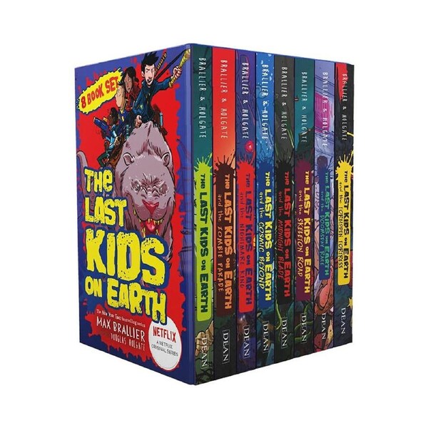 Last Kids on Earth 8 Paperback Book Slipcase Set 8y+ Maz Brallier